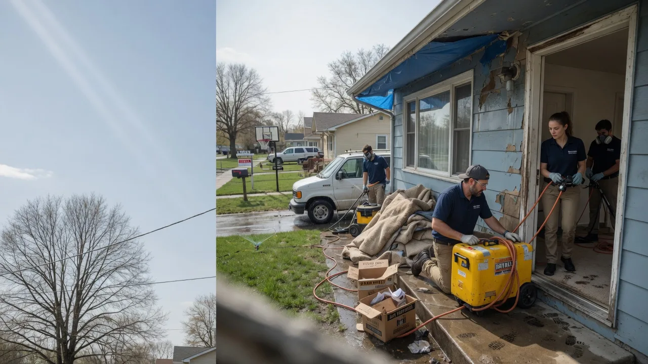 Basement Flood Cleanup in Cimarron, KS near me
